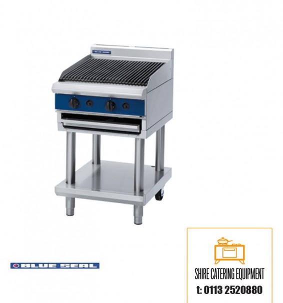 Blue Seal Evolution G594-LS chargrill on stand available from Shire Catering Equipment
