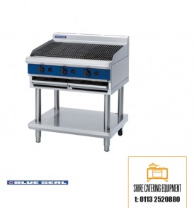 Blue Seal Evolution G596-LS chargrill on stand available from Shire Catering Equipment