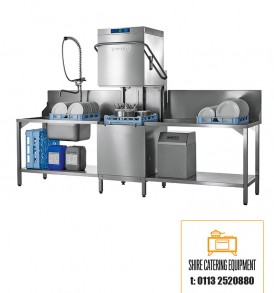 Stainless steel dishwasher tabling available at Shire Catering Equipment