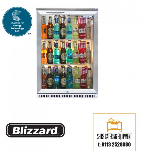Blizzard Bar1SS bottle coolers available at Shire Catering Equipment