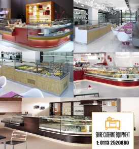 Coffee shop and servery counters available at Shire Catering Equipment