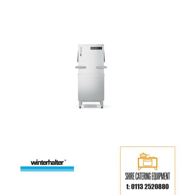 Winterhalter PT-LE pass through dishwasher available at Shire Catering Equipment