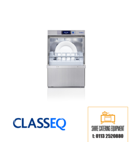 Classeq C400 dishwasher with drain pump available at Shire Catering Equipment