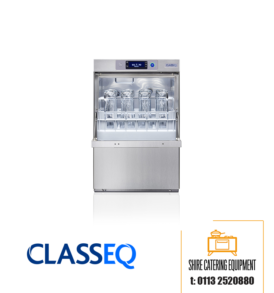 Classeq C400 glasswasher with drain pump available at Shire Catering Equipment